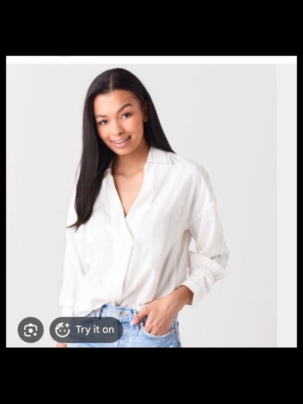 Zadig and Voltaire Women's White Wrap Front Blouse